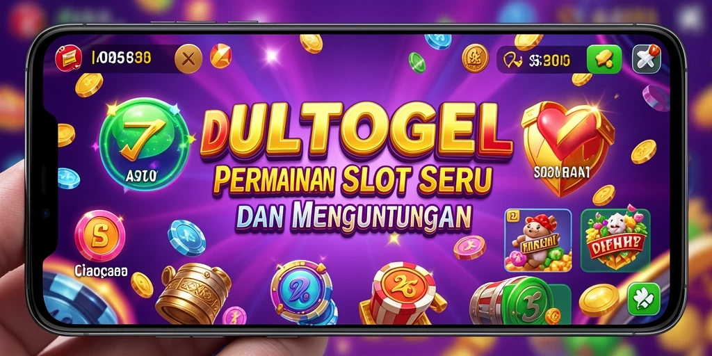 Tampilan gameplay menarik dari DULTOGEL dengan simbol Slot yang beragam.
