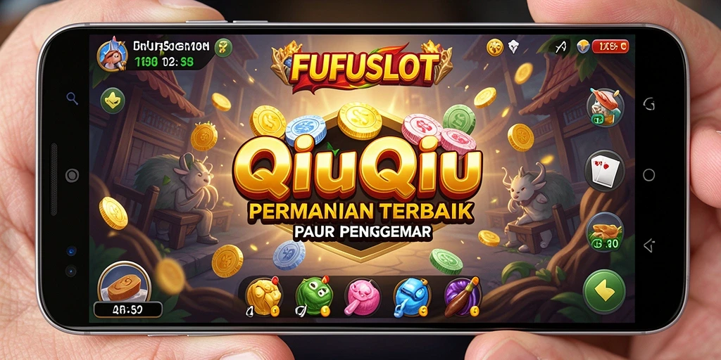 Screenshot FUFUSLOT menampilkan gameplay seru QiuQiu.