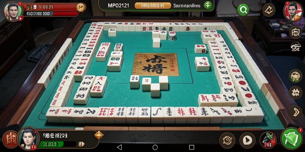 Tampilan gameplay MPO2121 yang menarik dalam permainan Mahjong.