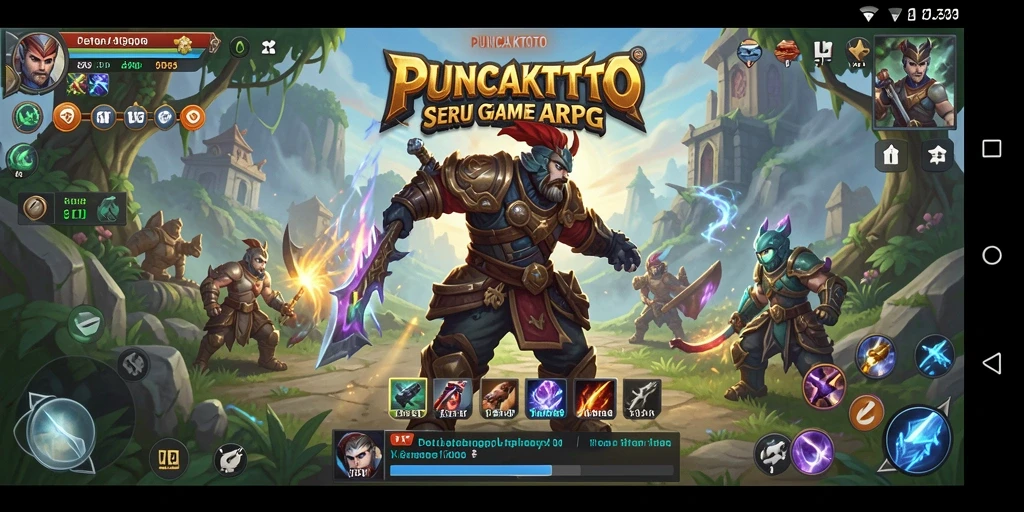 Tampilan gameplay PUNCAKTOTO yang seru dan penuh aksi.