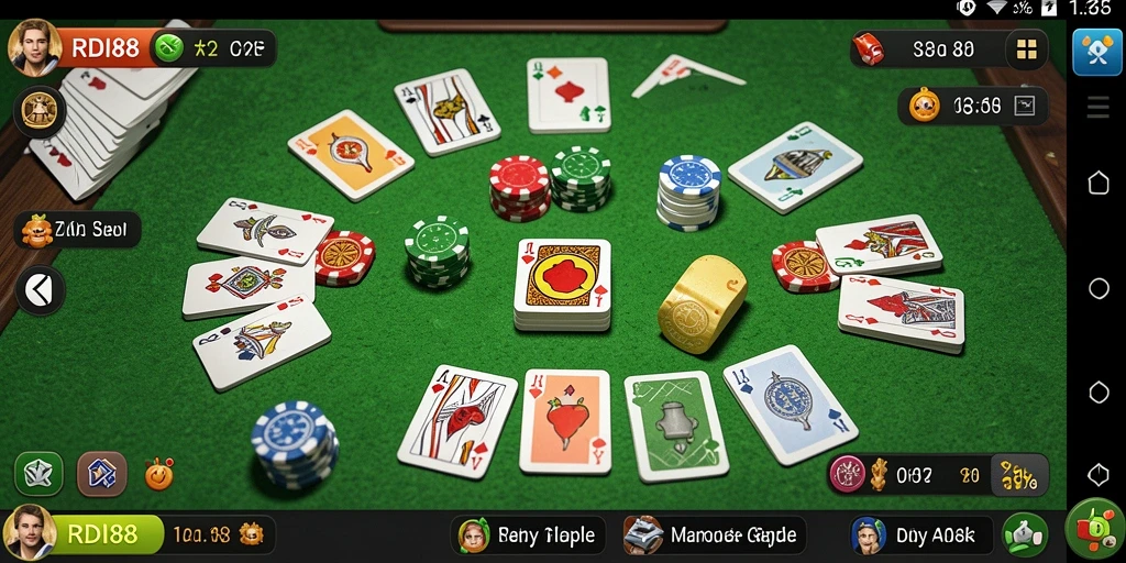 Gameplay seru RDI88 dalam permainan Gaple yang mendebarkan.