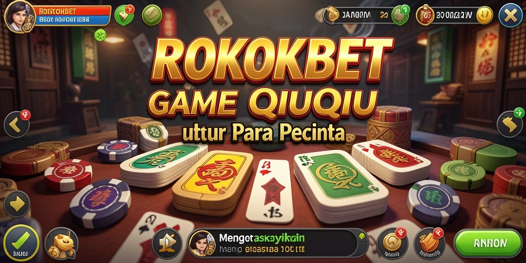 Tampilan gameplay seru dalam aplikasi ROKOKBET QiuQiu.