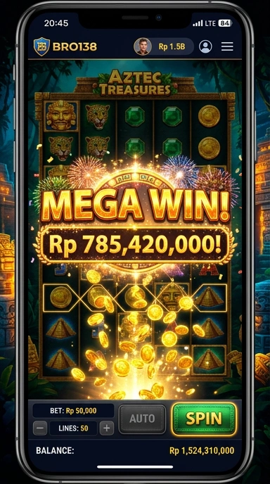 Fitur pencarian cepat pada aplikasi bro138.